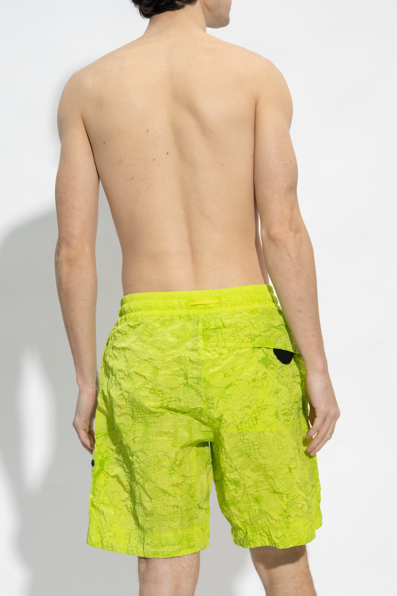 Green Swim shorts Stone Island - SchaferandweinerShops